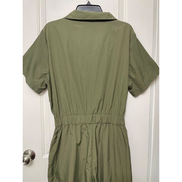 Fabletics Woven Flight Suit‎ in Utility Green XL - Picture 8 of 12